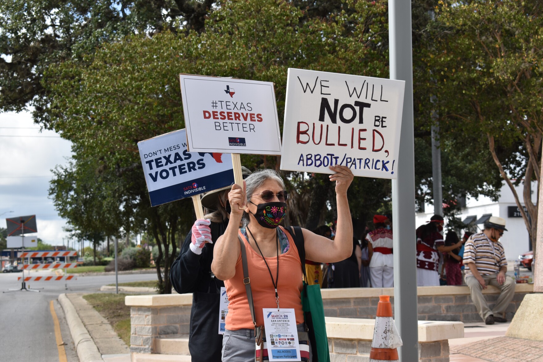 San Antonians Join Nationwide Rally For Voting Rights Legislation